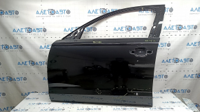 Дверь голая передняя левая Audi A6 C7 12-18 черный LY9T, царапины
