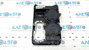 Ornamente negre pentru consola centrală cu suport pentru pahare pentru Ford Edge 19-21, fără senzori de parcare, zgârieturi