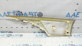 Ornament montan dreapta spate pentru Audi A6 C7 12-18, bej, necesită curățare, zgârieturi