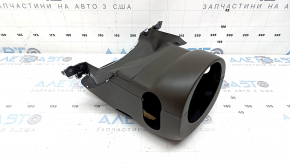 Husă coloană de direcție pentru Audi A6 C7 12-18, 2 piese, maro, reglabilă electric