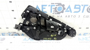 Mâner interior ușă spate stânga pentru Audi A6 C7 12-18, negru cu crom, iluminat din spate, zgârieturi