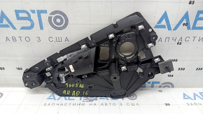 Ручка двери внутренняя задняя правая в сборе Audi A6 C7 12-18 черная с хром, с подсветкой, царапины