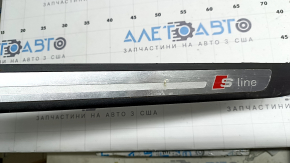 Ornamente prag exterior Audi A6 C7 12-18 S-line, zgârieturi, coroziune cromată
