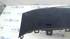 Ornamente bară față pentru Audi A6 C7 2016-2018, negre, zgârieturi
