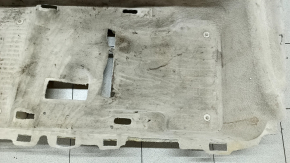 Covoraș de podea bej pentru Audi A6 C7 12-18, curățabil chimic, spumă ruptă, model cu solzi