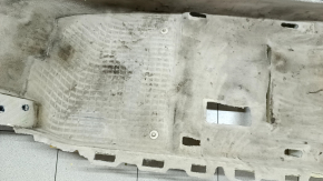Covoraș de podea bej pentru Audi A6 C7 12-18, curățabil chimic, spumă ruptă, model cu solzi