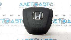 Подушка безопасности airbag в руль водительская Honda CRV 20-22 черная, ржавый пиропатрон