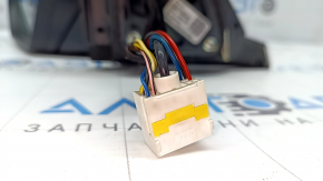 Зеркало боковое левое в сборе Hyundai Tucson 22-24 8+2 пинов, поворотник, камера, подогрев, BSM, черное с хром, поплавлено