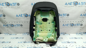Обшивка спинки водительского сиденья Hyundai Tucson 22-26 кожа черная, перфорация, подогрев, под вентиляцию, пятна оплавленного пластика, под химчистку