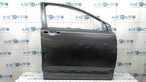 Дверь голая передняя правая Honda CRV 17-22 графит NH797M, с верхним хром молдингом
