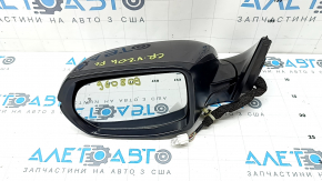 Зеркало боковое левое в сборе Honda CRV 17-22 9 пинов, поворотник, BSM, подогрев, графит, царапины