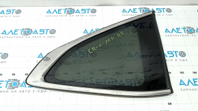 Geam spate dreapta, geam orb, Honda CRV 17-22, fumuriu, zgârieturi pe ornament, denivelare