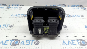 Ornament consolă centrală spate cu deflector de aer Hyundai Tucson 22-26 negru, tip 2, zgârieturi