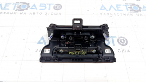 Ornamente consolei centrale față negre pentru Hyundai Tucson 22-26 cu buton de deblocare a cotierei