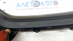 Накладка передней панели с дефлектором воздуховода правая Hyundai Tucson 22-24 черная, в копоти