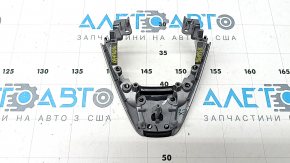 Накладка руля нижняя Honda CRV 19-21 черная с хром, царапины