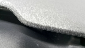 Обшивка двери карточка передняя левая Honda CRV 17-22 черная, подлокотник черная ткань, вставка черная ткань, молдинг под дерево светлое, под память, под чистку, царапины, потёртость
