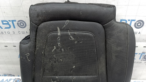 Pernă banchetă spate, rândul 2, stânga, Hyundai Tucson 22-26, piele neagră, perforată, încălzită, puncte din plastic topit, curățare chimică