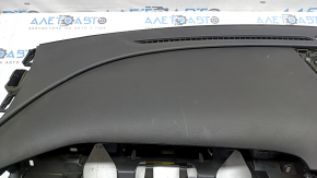 Торпедо передняя панель без AIRBAG Hyundai Tucson 22-24 черная под 10.25" щиток приборов, в копоти