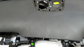 Торпедо передняя панель без AIRBAG Hyundai Tucson 22-24 черная под 10.25" щиток приборов, в копоти