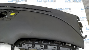 Торпедо передняя панель без AIRBAG Hyundai Tucson 22-24 черная под 10.25" щиток приборов, в копоти