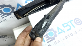Bară longitudinală stângă pentru plafon Hyundai Tucson 22-26 pentru geamuri panoramice, negru lucios, garnitură topită