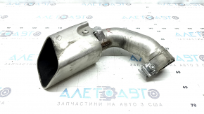 Ornament țeavă eșapament dreapta interioară pentru Porsche Cayenne 19-23 cromat