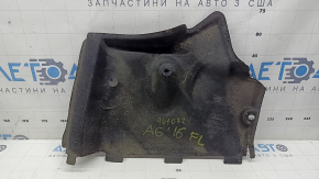 Защита днища передняя левая Audi A6 C7 12-18 затерта, надорвана