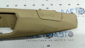 Накладка боковая водительского сидения левая BMW 3 F30 12-18 бежевая, с накладкой, под электро, под химчистку
