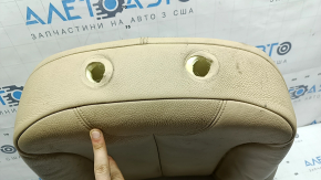 Tapițerie spătar scaun șofer pentru BMW 3 F30 16-18, piele bej, sport, încălzită, curățabil chimic