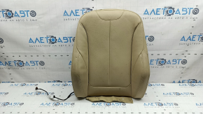 Tapițerie spătar scaun pasager BMW 3 F30 16-18, piele bej, sport, încălzită, curățabil chimic