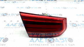 Фонарь внутренний крышка багажника левый BMW 3 F30 16-18 светлый, трещины