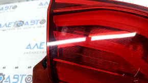 Фонарь внешний крыло левый BMW 3 F30 16-18 светлый, царапины, в клее