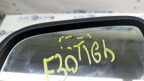 Ansamblu oglindă retrovizoare stânga pentru BMW Seria 3 F30 4D 13-18 SUA, 5 pini, suport mat, semnalizator, reglare automată a intensității luminii, alb, ciobiri, zgârietură pe sticlă, zgârietură pe semnalizator