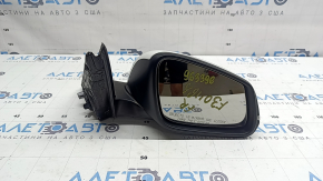 Ansamblu oglindă retrovizoare dreapta pentru BMW Seria 3 F30 4D 17-18 SUA, 5 pini, suport mat, semnalizator, alb, ciobit