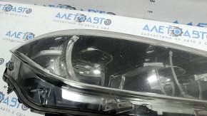 Ansamblu far LED față dreapta BMW 3 F30 16-18, ciobit, necesită lustruire
