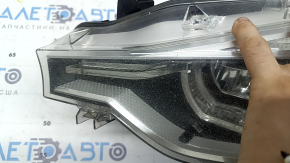 Фара передняя левая в сборе BMW 3 F30 16-18 LED сколы, под полировку