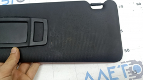 Parasolar stânga pentru BMW Seria 3 F30 4D 15-18, negru, fără cârlig, curățabil chimic