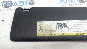 Parasolar stânga pentru BMW Seria 3 F30 4D 15-18, negru, fără cârlig, curățabil chimic