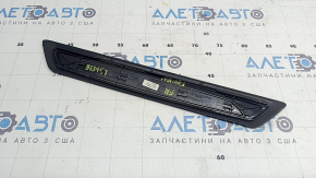 Накладка порога передняя правая наружная BMW 3 F30 12-18 черная с хромом, E-Drive, царапины