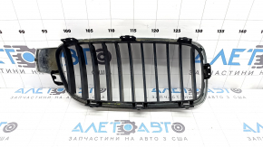 Grilă radiator stânga pentru BMW Seria 3 F30 4D 12-18 plug-in, bare de protecție