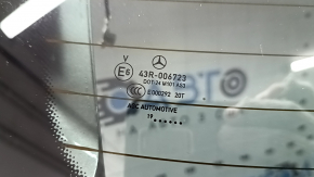 Дверь багажника голая со стеклом Mercedes GLC 20-22 тонировка, серебро 859, вмятины