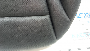Tapițerie pernă scaun pasager Mercedes GLC 16-22, piele neagră cu cusături gri, încălzită, curățabilă chimic