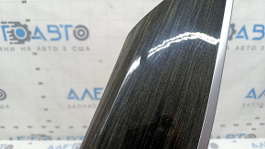 Накладка передней панели центральная BMW 3 F30 12-18 под черное дерево Perlglanz Chrom, вздулся хром