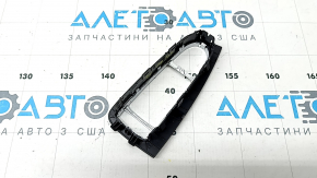 Ornamente geam stânga față Mercedes GLC 16-22, negru cu ornamente cromate