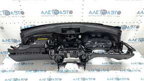 Bord negru Mercedes GLC 20-22 cu airbag, deflector și torpedou, bara de protecție pe torpedou