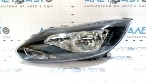 Фара передняя левая Ford Focus mk3 11-14 дорест темная