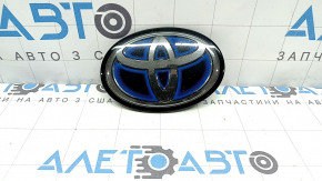 Эмблема решетки радиатора Toyota Prius 50 16-18 под радар, под полировку, сломаны крепления