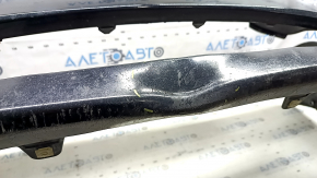 Bara față, nefinisată, Toyota Prius 50 16-18, pentru senzori de parcare, neagră, îndoită, zgârieturi, găuri care nu provin din fabrică, ruptă