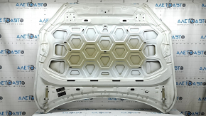 Капот голый Volvo XC90 16-25 алюминий, тип 1, белый 707, вмятина, тычки